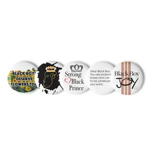 Black Boy Appreciation Pin Set
