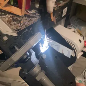 In Stock Spark Edition DKD 31.5" Cyberpunk SparkBlade Lightsaber Toy with Sound & Fog, Eight-Color Streaming Light Effect, Type-C Rechargeable for Rave, Cosplay & Display