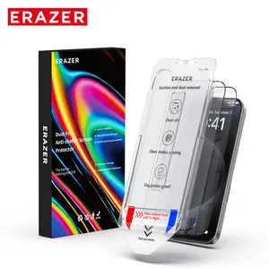 ERAZER for iPhone16Pro max/15/14pro/13 Series Clear/Privacy Protection Phone Film Dust Free Without Bubbles, HD Clear【1 Pack】Phone Screen Protector