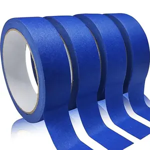 4 Rolls Premium Blue Painter's Tape, Multi-Purpose Masking Tape for Painting, DIY, Crafts & Arts, 0.94IN x 22yd, Easy Removal, No Residue