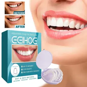 Adjustable Dentures Teeth Temporary  Braces Enhance Aesthetic Imitation Tooth Cover Clip in Veneers Teeth for Teeth Beauty