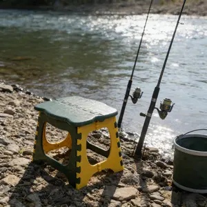 1PC Portable Folding Bench, Lightweight Compact Outdoor Chair, Durable Foldable Small Seat, Ideal for Home & Camping Use