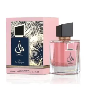 Ard al Zaafaran Amal Eau de Parfum Spray for Women, 3.4 Ounce Arabian Perfume Concentrated Perfume