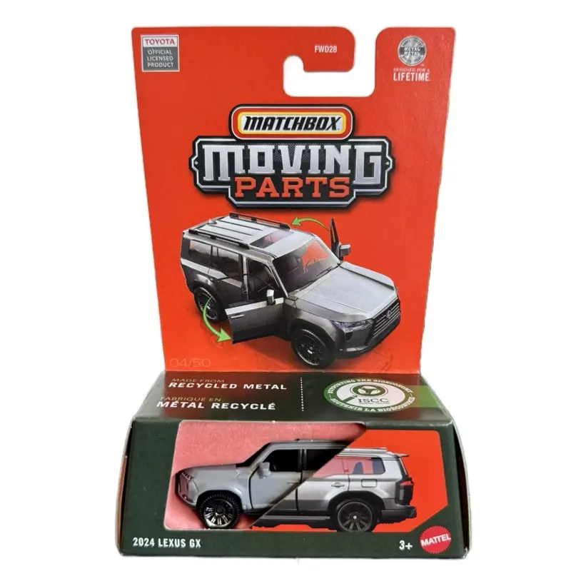 Matchbox Moving Parts 2024 Lexus GX Opening Doors 1:64 Diecast Car Collectible