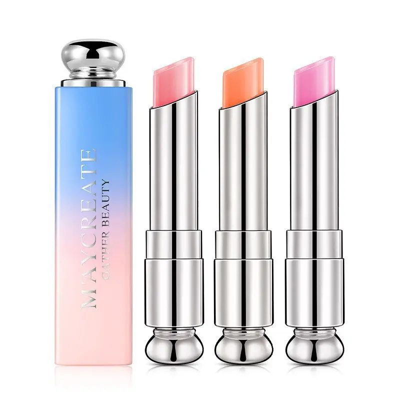 Gradient lipstick hydrates and moisturizes long-lasting discoloration Anti-chapping lipstick cosmetics Glossy Hydrating Hydrating Glassy Lip Lipstick Oil