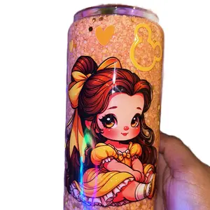 17oz snow globe with handle ready to ship