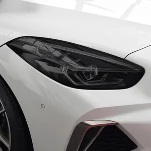 For BMW Z4 E89 G29 Car Headlight Tint Film, TPU Protective Transparent Black Decal Sticker Accessories, UV-Resistant Overlay for Enhanced Vehicle