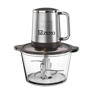 ZENOSmart High-Speed Meat Grinder Food Processor Stainless Steel Multi-Function Chopper 2.2L