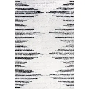 Yori Diamond SplashGuard Machine Washable Area Rug