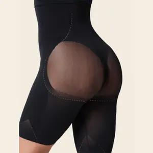Full-Body Shapewear with Adjustable Straps Mid-Thigh Length Tummy & Hip Control - Seamless Bodysuit for Women's Body Sculpting