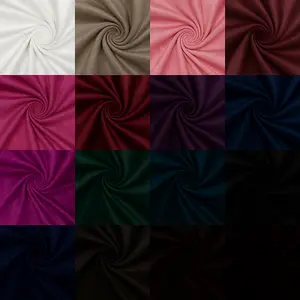 Velvet Stretch Solid Fabric - Versatile Material for Various Applications