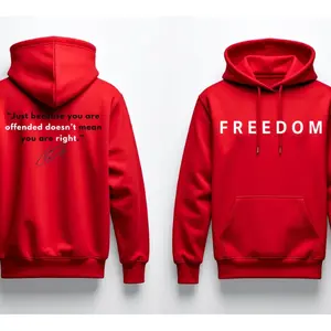 CK Hoodie, Freedom CK Quote Doesn't mean your right - Freedom