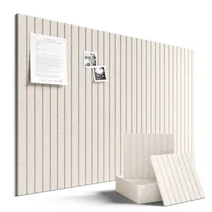 Set Of 12 Large Felt Bulletin Boards 48" X 36" - Cork Board Alternative With Safe Removable Adhesive Tabs, No-Drill Wall Pin Board For Home Office & Classroom