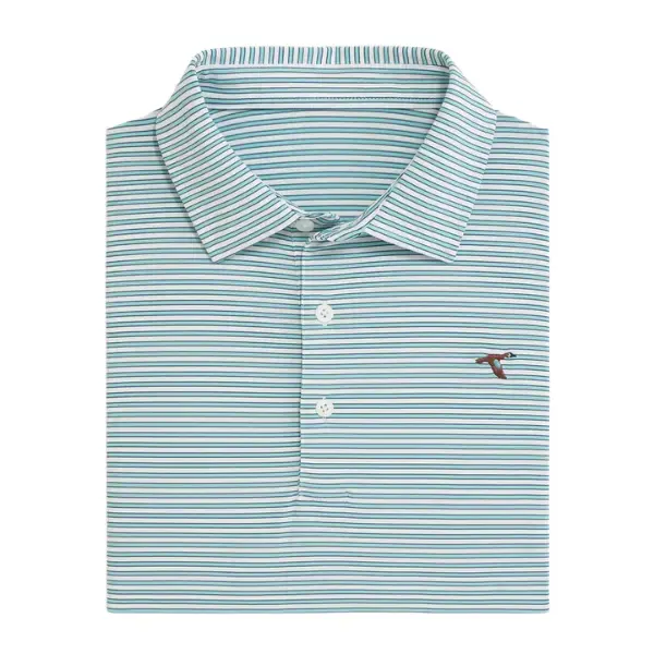 Cape Men’s Performance Polo – Breathable Short Sleeve Golf Shirt for Casual Athletic Wear
