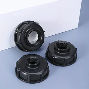 2pcs IBC Tote Adapter - 1/2", 3/4", 1" Threaded Hose Drain Fitting, Durable Plastic Valve Connector for Garden Tools & Lawn Care