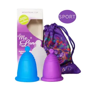 MeLuna Menstrual Cup -Me Luna- Ball Handle, SPORT