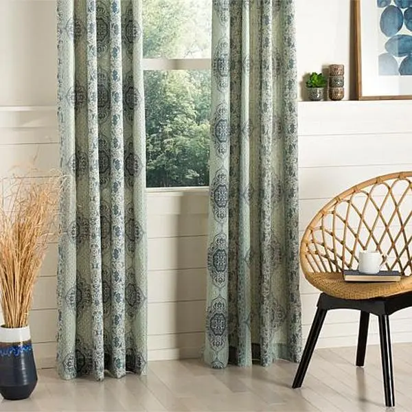 Safavieh Florina Window Panel - Blue - 52" x 84"