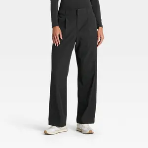 Women's Active Light Woven High-Rise Trouser Pants - All In Motion