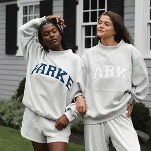 Printed Hoodie trend Crewneck Sweatshirt EXOTIC Letter Print Sweatshirt