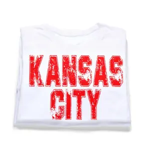 Kansas City Distressed DTF Transfers ( Red )