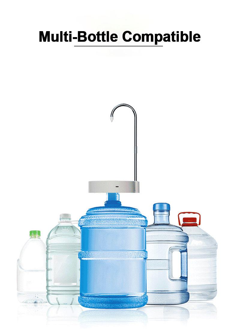 Electric Portable 5 Gallon Water Dispenser,  Charging Water Bottle Pump, 3-5 Gallon Jug Water Dispenser, Portable Water Dispenser for Home Camping