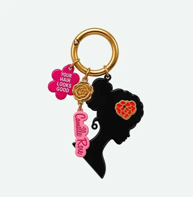 Camille Rose Purse Charm