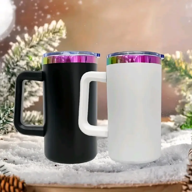 2 for 37 16oz acrylic snow globe cups - TikTok Shop