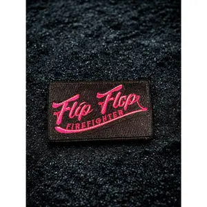 4" FFF Velcro Patch - Black Outline