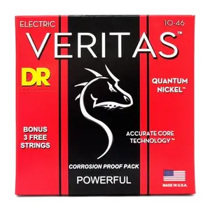 DR Strings Veritas Quantum Nickel Electric Guitar Strings 10-46