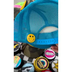 Pin Back Button - Star Smiley