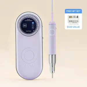 ONAIL Pro Max Nail Drill 0 Vibration 50000 RPM Ultra fast 1 HandPiece Version for Manicure&Pedicure