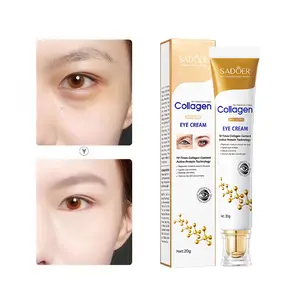 Collagen Triple Action Eye Cream – Anti-Aging, Dark Circle & Puffiness Reduction – Hydrating Gel-Cream with Peptides & Hyaluronic Acid