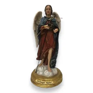 12-Inch San Rafael Arcangel (Saint Raphael Archangel 12") Statue Gift Decoration Religious Figurine
