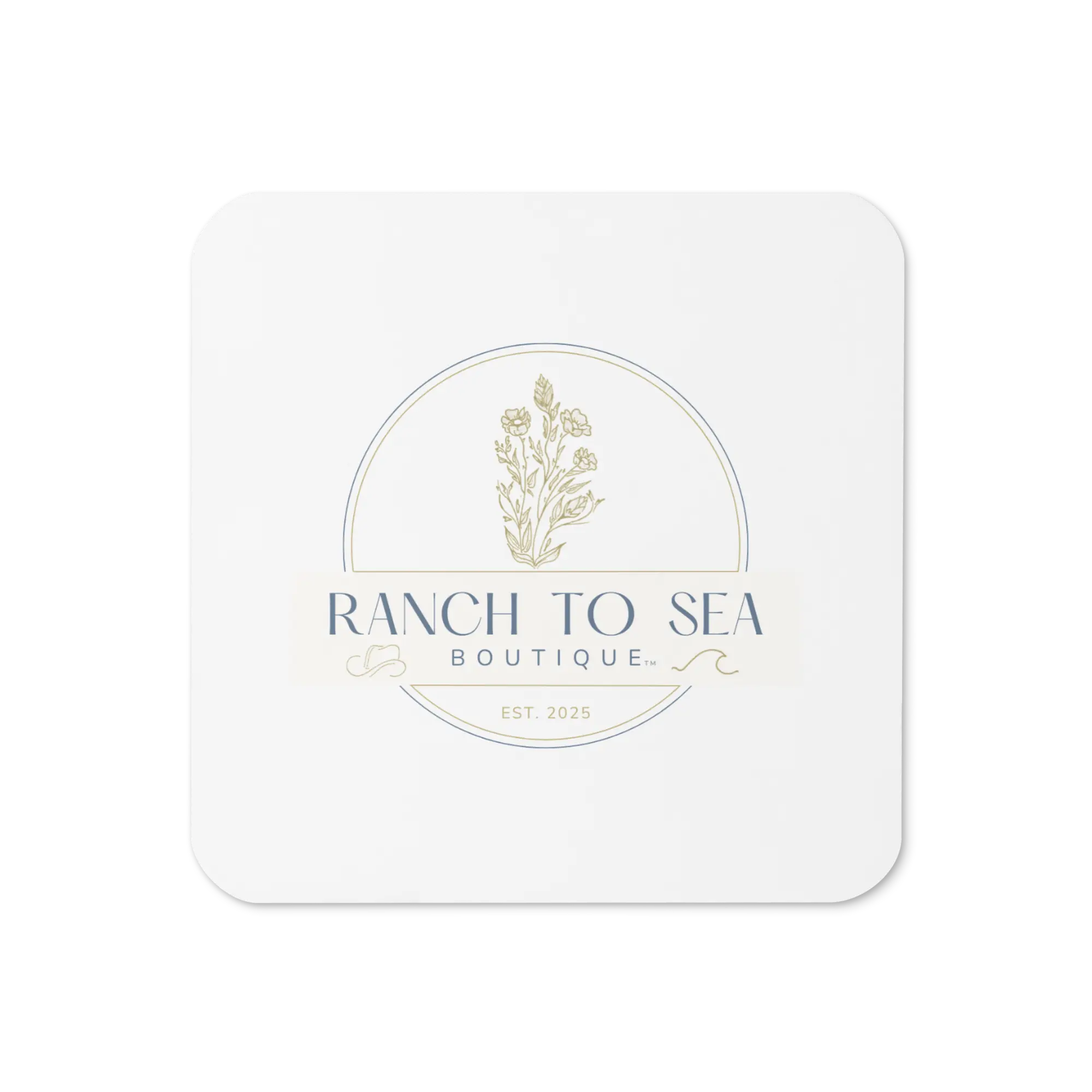 Cork Back Drink Coasters | Ranch To Sea Boutique™