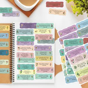 50 Bible Verse Stickers, Inspirational Faith Stickers, Jesus Christian Sealing Stickers, Christmas School Gift Labels, Spice Cup Bottle Decorations