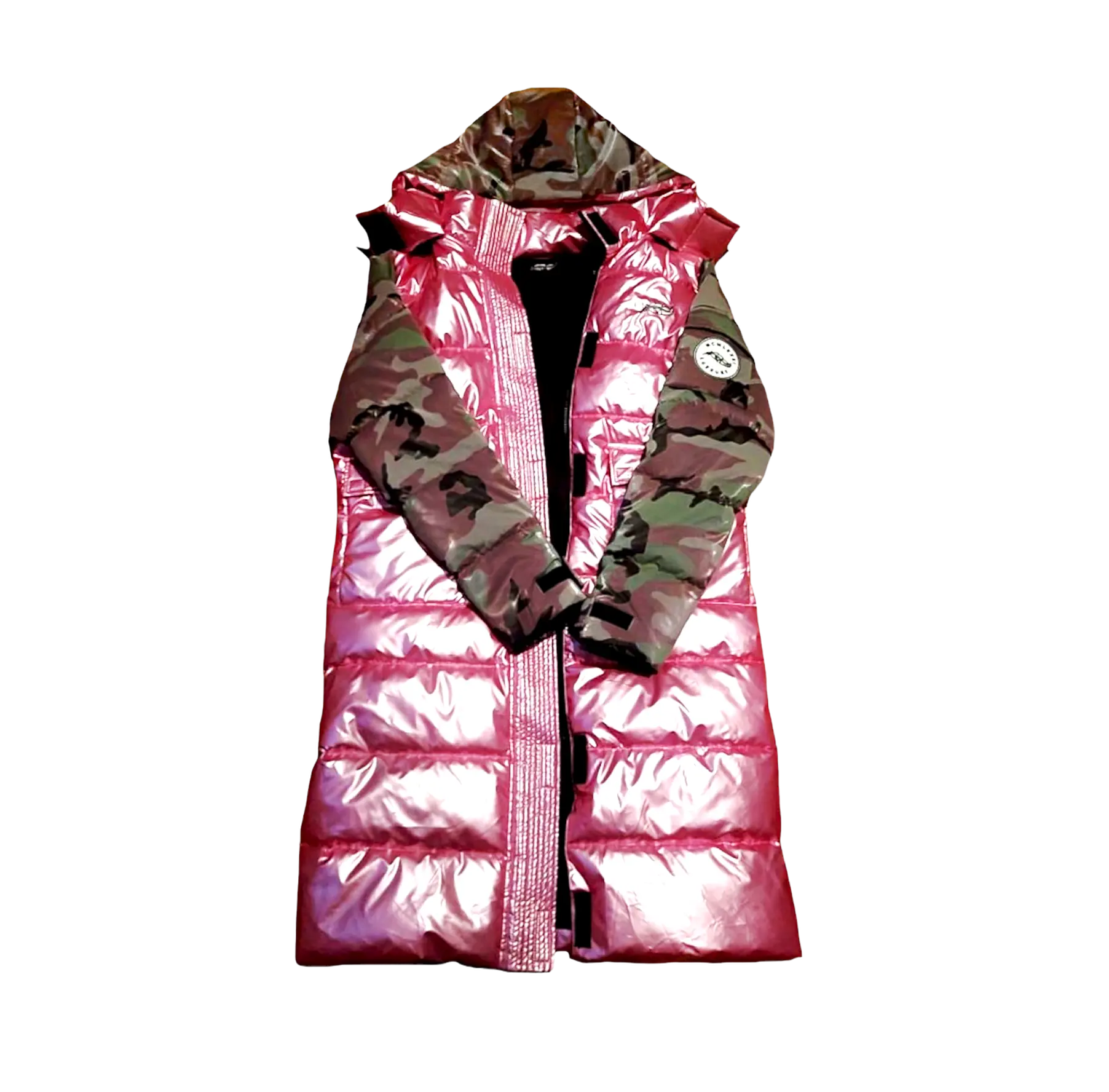 Men's Bubblegum Soldier Trench Puffer