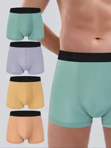 Men's All Season High Elastic Soft Comfortable Underwear Set, Casual Fitted Design S-4xl Sizes, Perfect Gift for Him Daily Wear