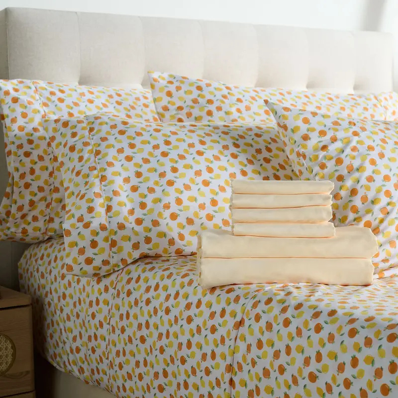 Home Reflections 2pk Double Brushed Sheet Sets with Extra Cases