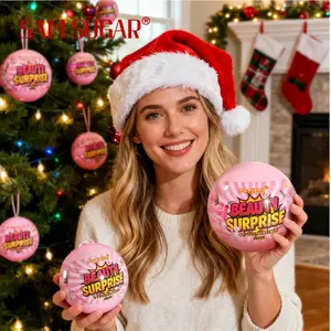 Sam Sugar Christmas Makeup Ball Set, Makeup Bundle Box, Festive Multifunctional Cosmetic Kit, Creative Gift Packaging, Surprise Birthday Present, Mother's Day Beauty Combo