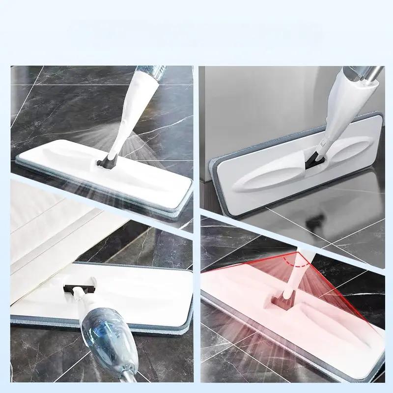 Microfiber Spray Mop for Floor Cleaning with 2 Pcs Washable Pads,Wet Dry Mop for Wood Laminate Tile Cleaning,Lightweight Floor Mop with Spray Function