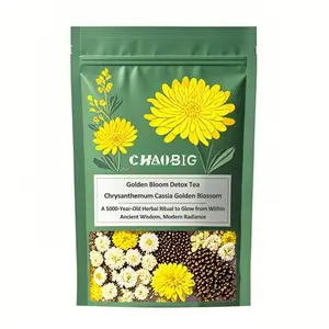 CHAOBIG Golden Bloom Detox Herbal Supplement - Herbal Support for Liver - Chrysanthemum Cassia Golden Blossom