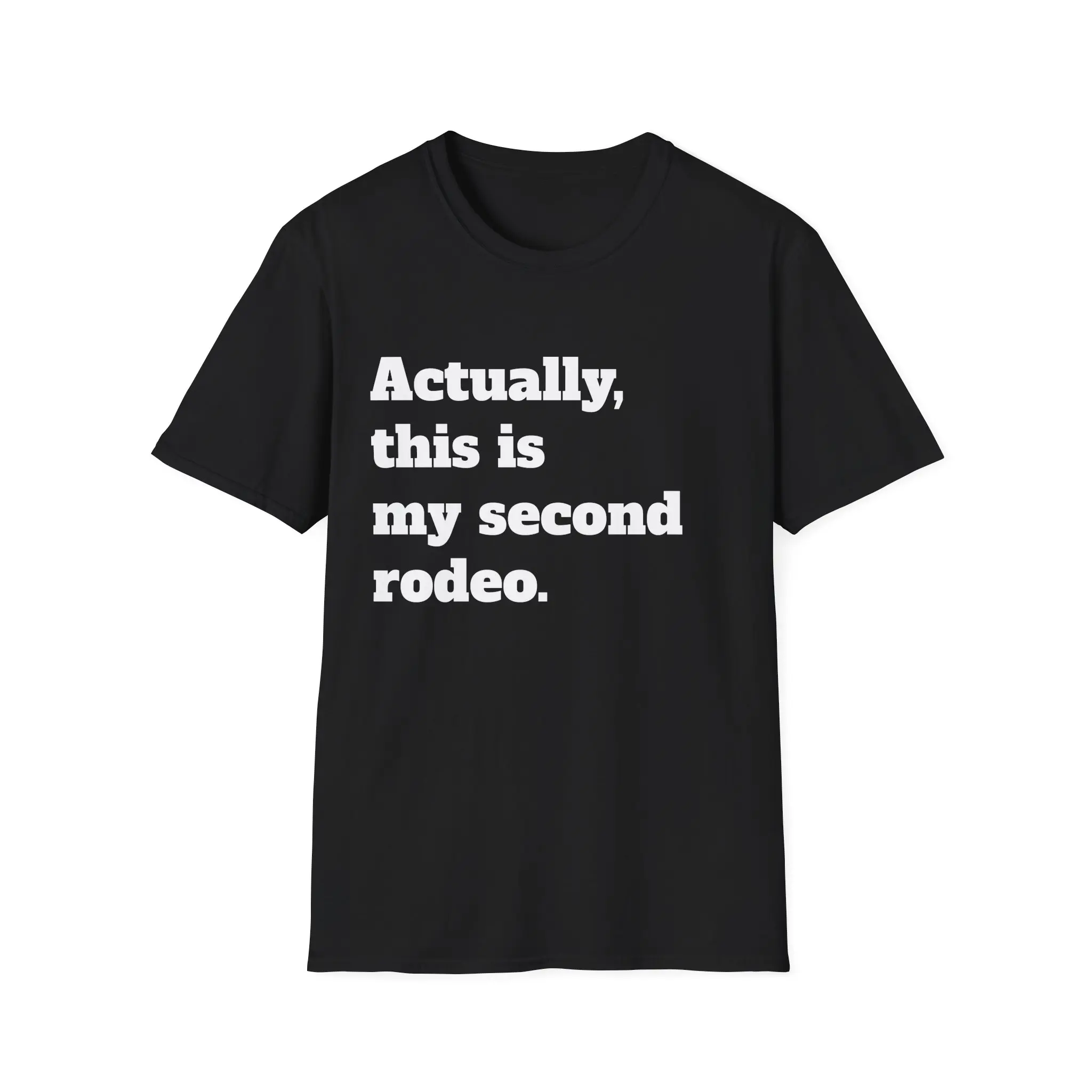 Actually, This is My Second Rodeo Unisex Softstyle T-Shirt | Fun Casual Tee for Cowpoke Lovers, Rodeo Fans, Birthday Gift, Western [...]
