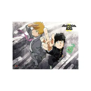 Mob Psycho 100 S2 - Shigeo Kageyama "Mob" & Reigen Arataka & Ekubo "Dimple" 02 Wall Scroll