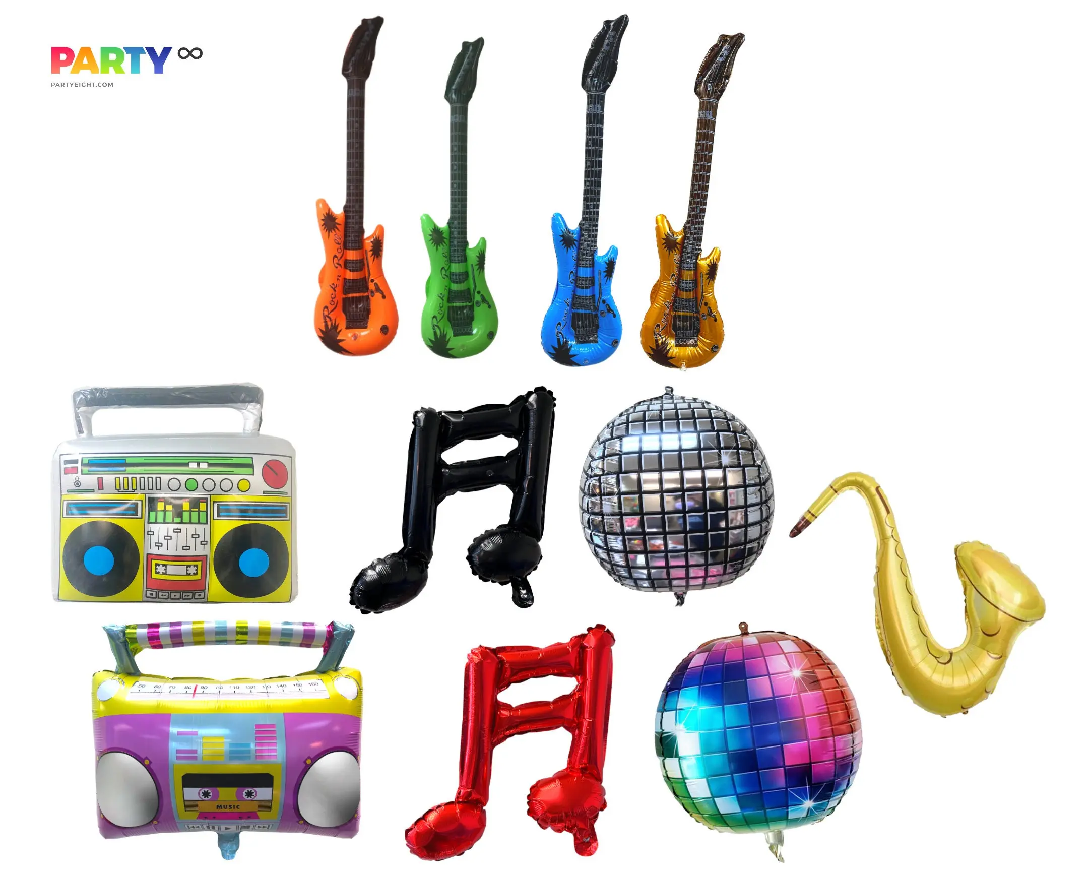 music themed party decorations | Saxophone Balloon | Music Concert Party Decoration Music Theme Party Band Party Jazz Party Guitar Balloon