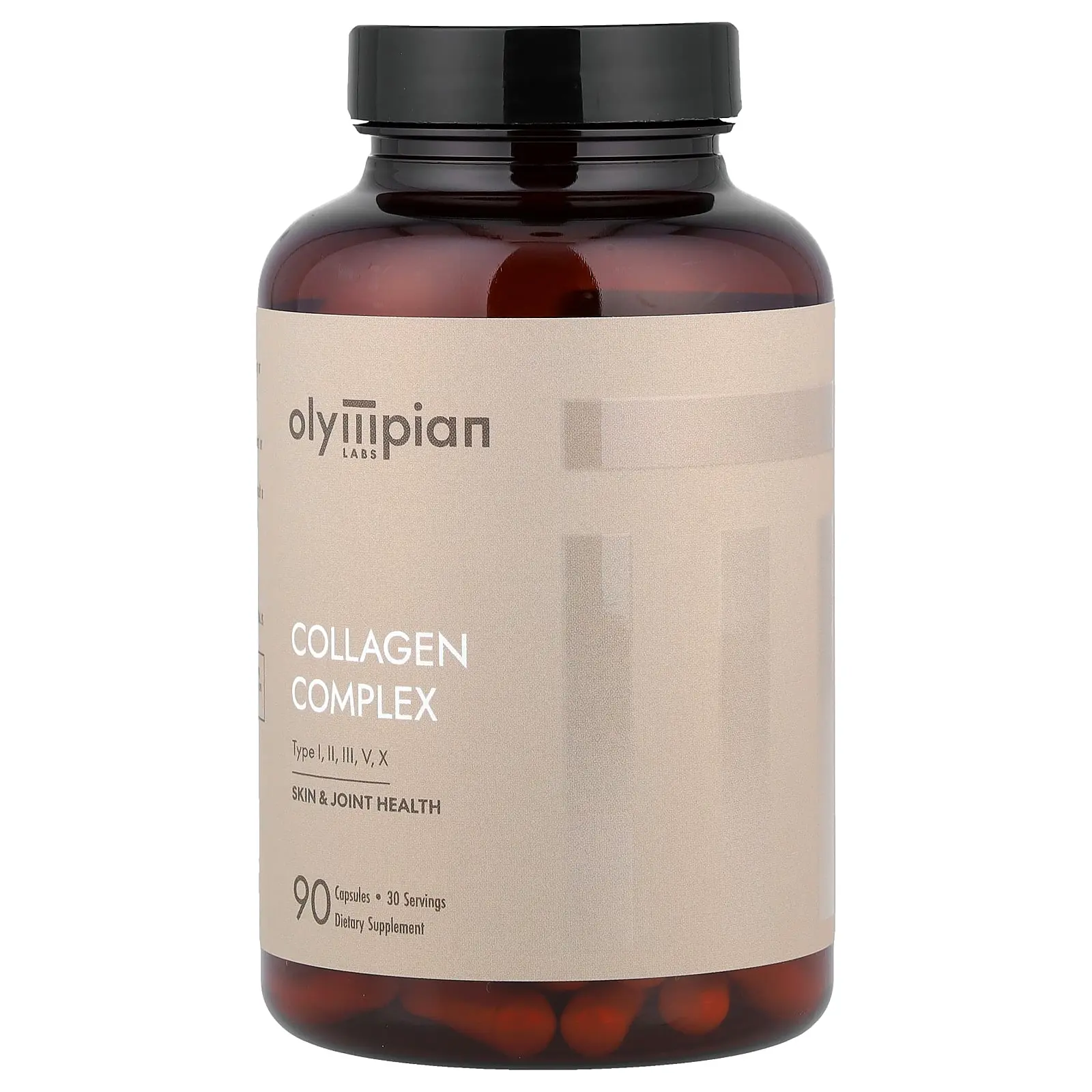 Olympian Labs Collagen Complex, Type I, II, III, V, X, 90 Capsules