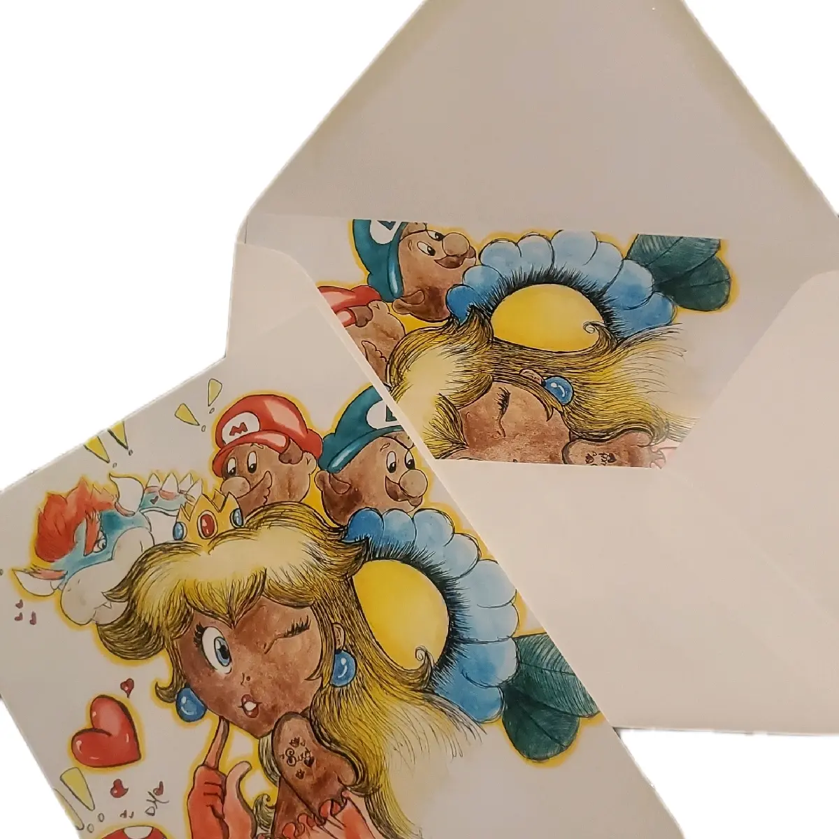 Black Princess Peach Art Print