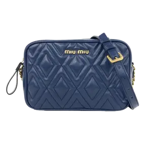 Pre-owned miu miu Leather Shoulder Bags MiuMiu 7.8'' R1739 Shoulder Bag C1363253458 0703 T3 Mia