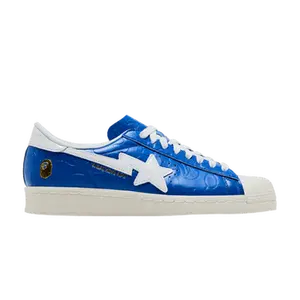 BAPE x adidas Superstar Vintage 'Blue White'