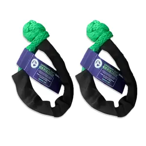 Fort Hill Soft Shackle 2-Pack, Off-Road Kit for Outdoor Use, Heavy Duty Synthetic Rope