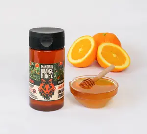 Honey Badge Mandarin Orange Honey - All natural Sweet Flavor Beverage